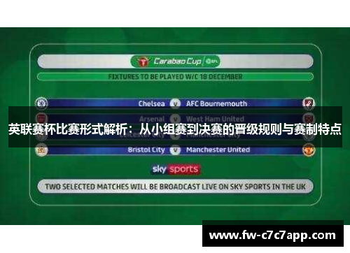 英联赛杯比赛形式解析：从小组赛到决赛的晋级规则与赛制特点